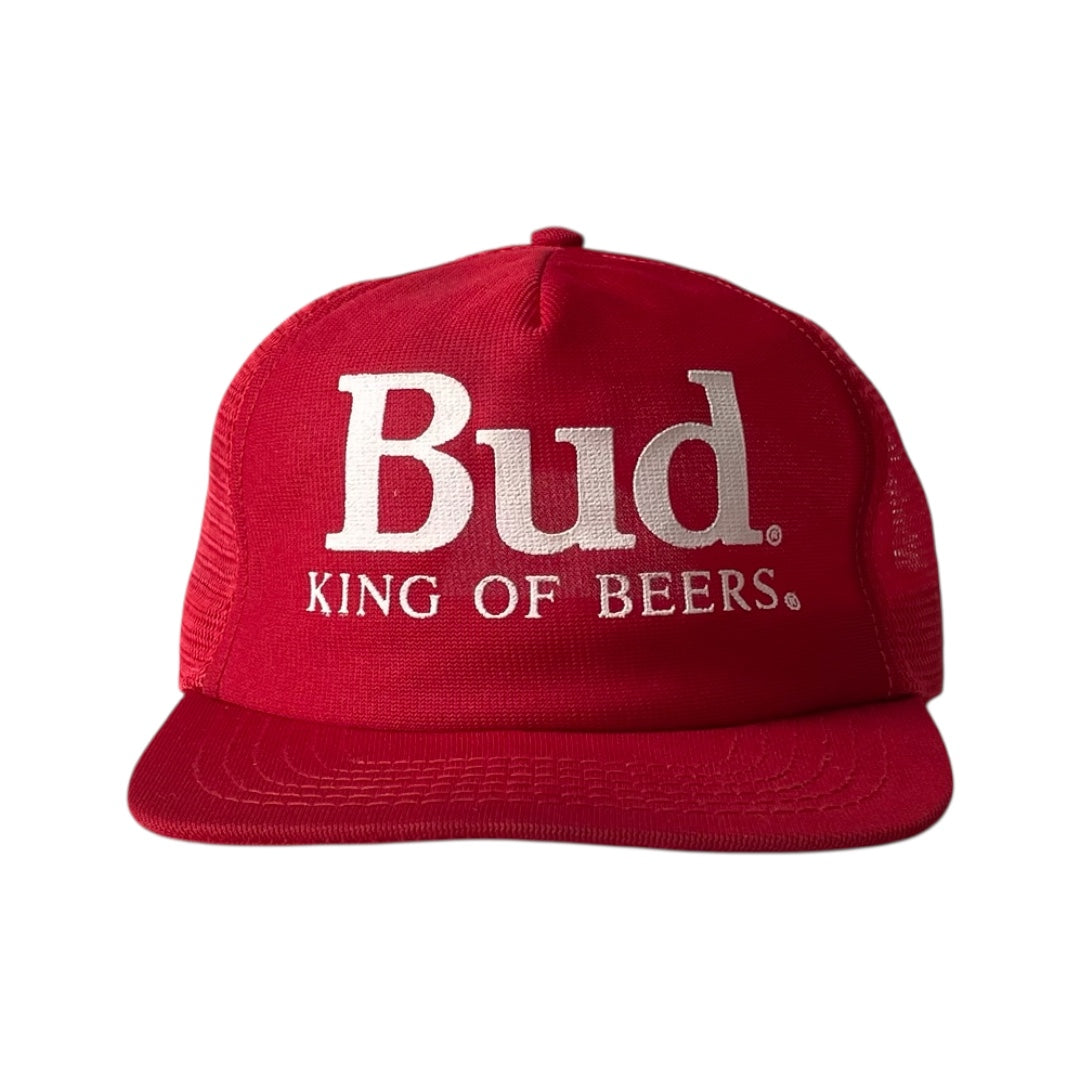 Bud trucker cap red