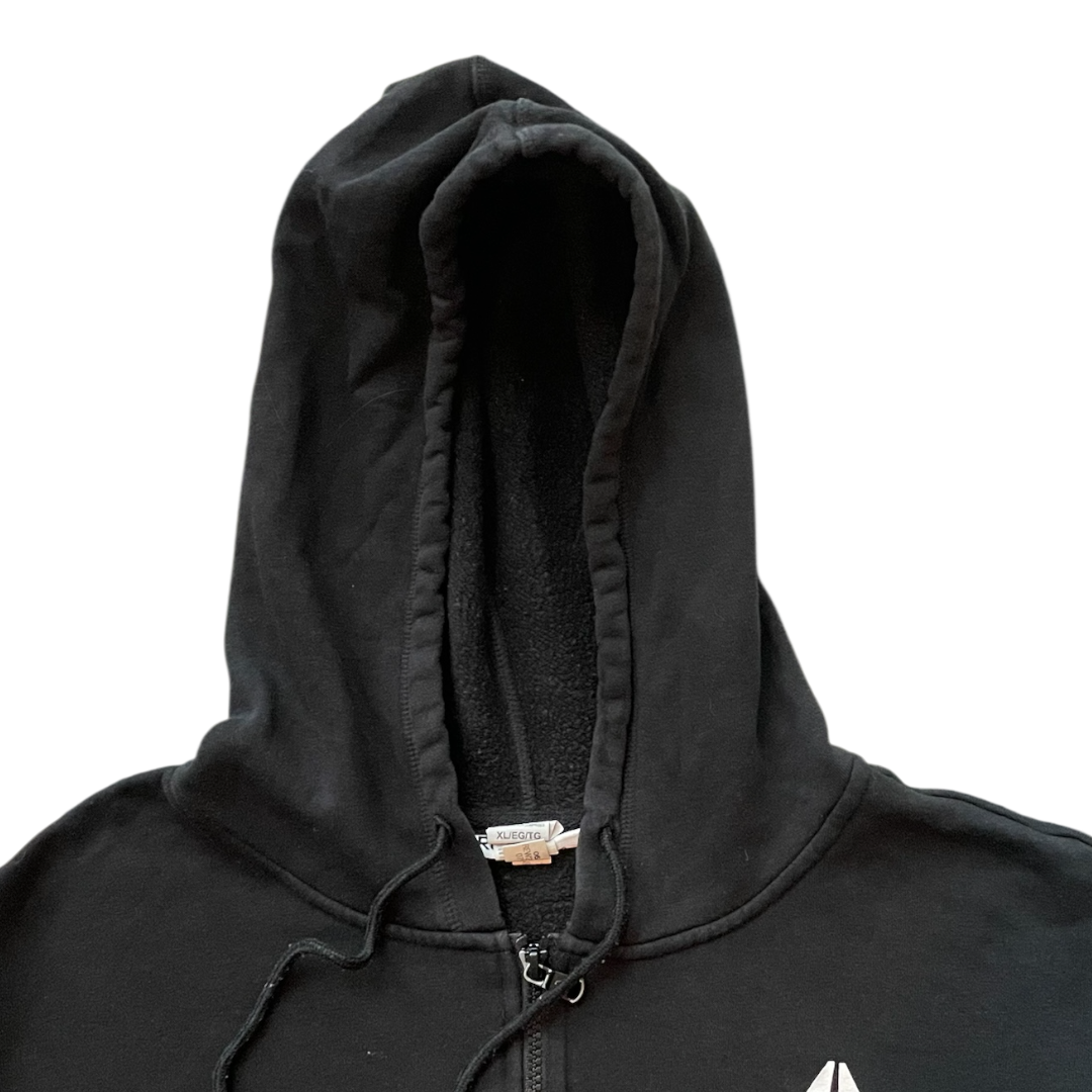 Reebok chest logo zip up hoodie