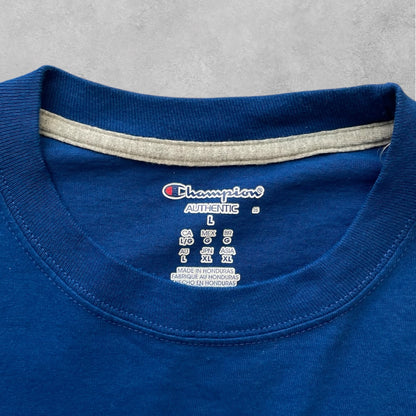 Champion chest logo blue T-shirt