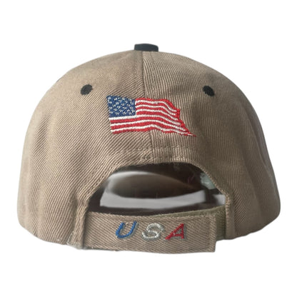 usa eagle brown cap