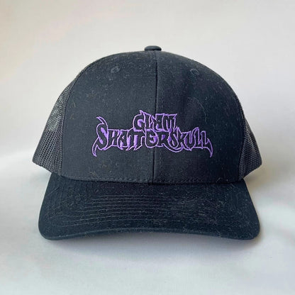 Glam shatterskull trucker cap
