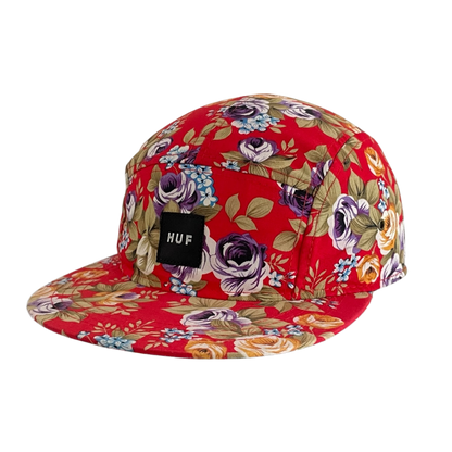 HUF box logo cap floral