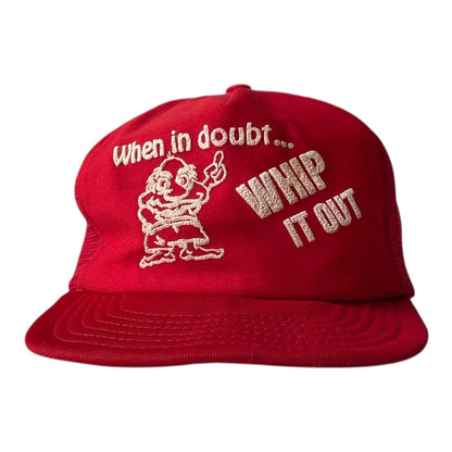 When in doubt cap