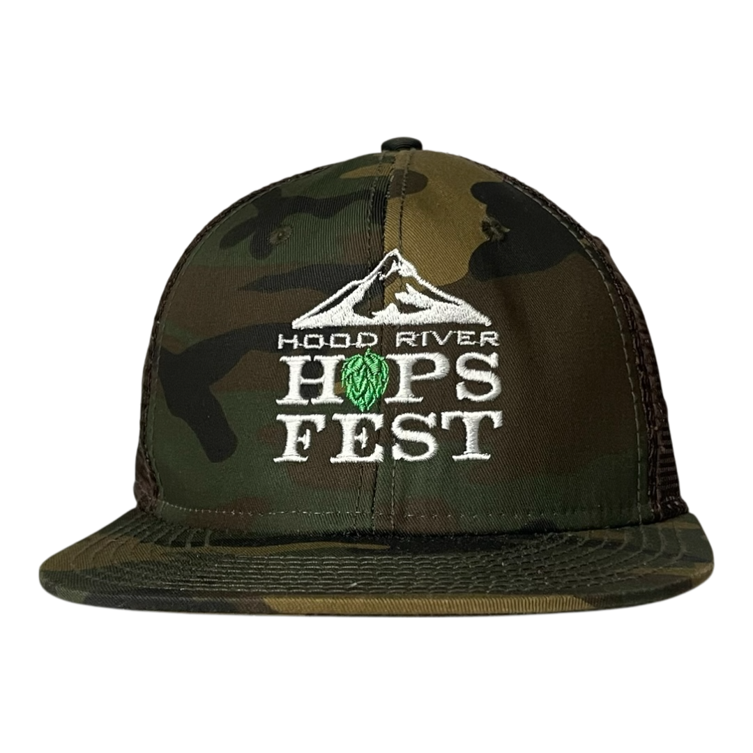 Hood river hops fest trucker cap
