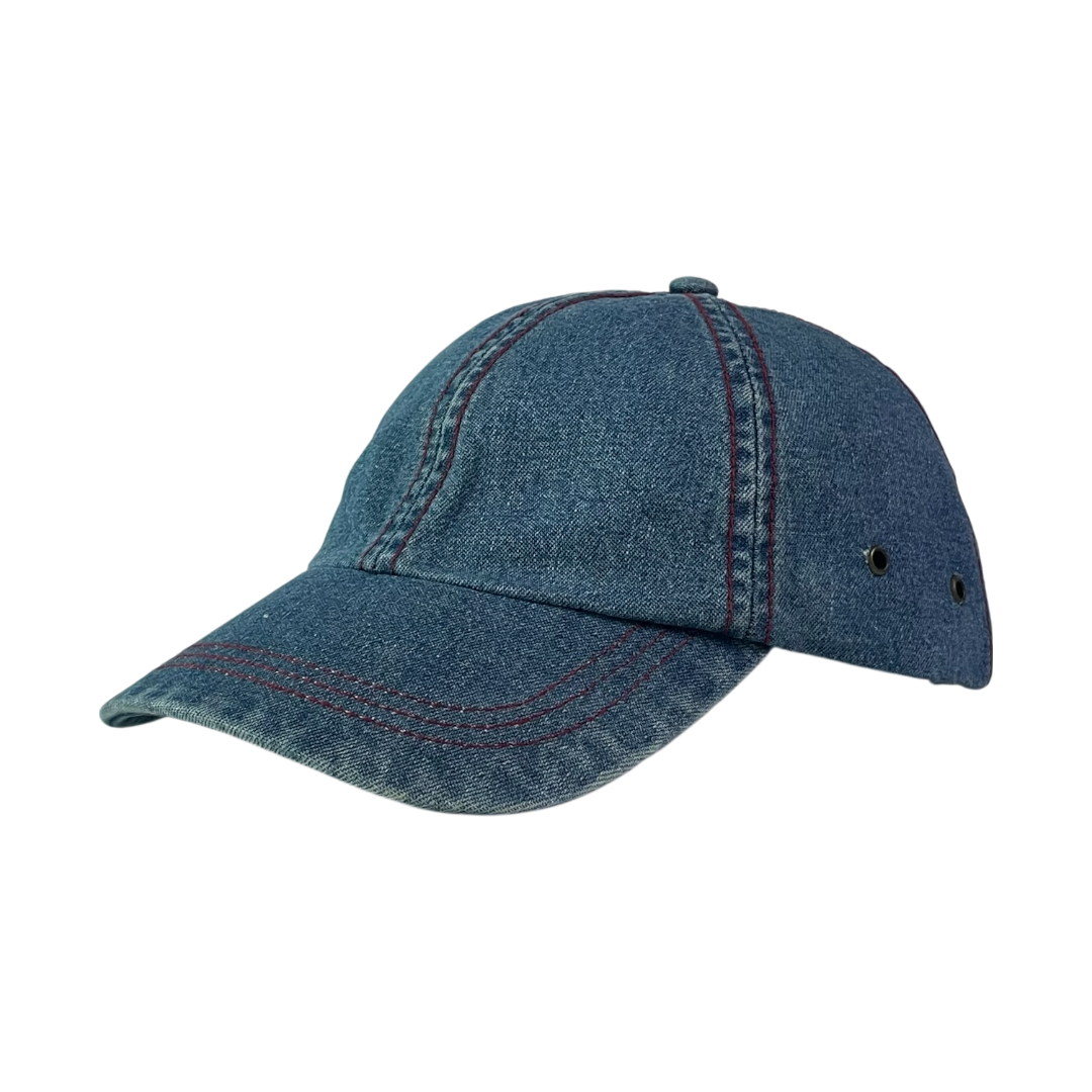 Denim dad cap