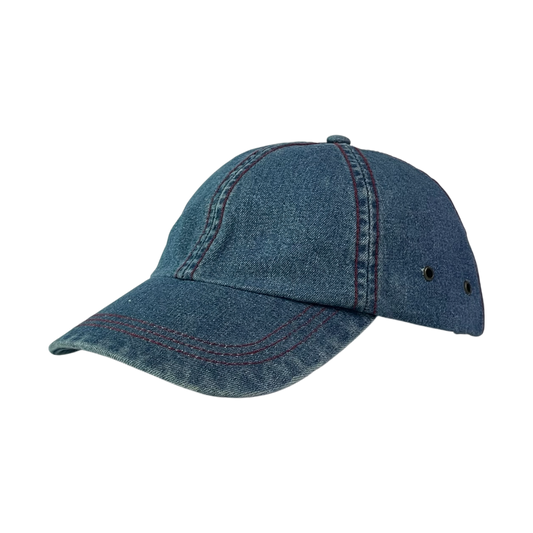 Denim dad cap