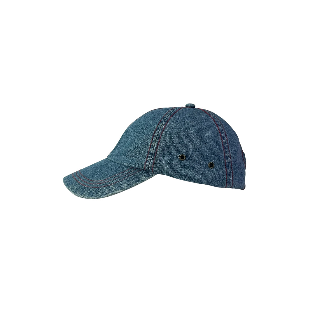 Denim dad cap