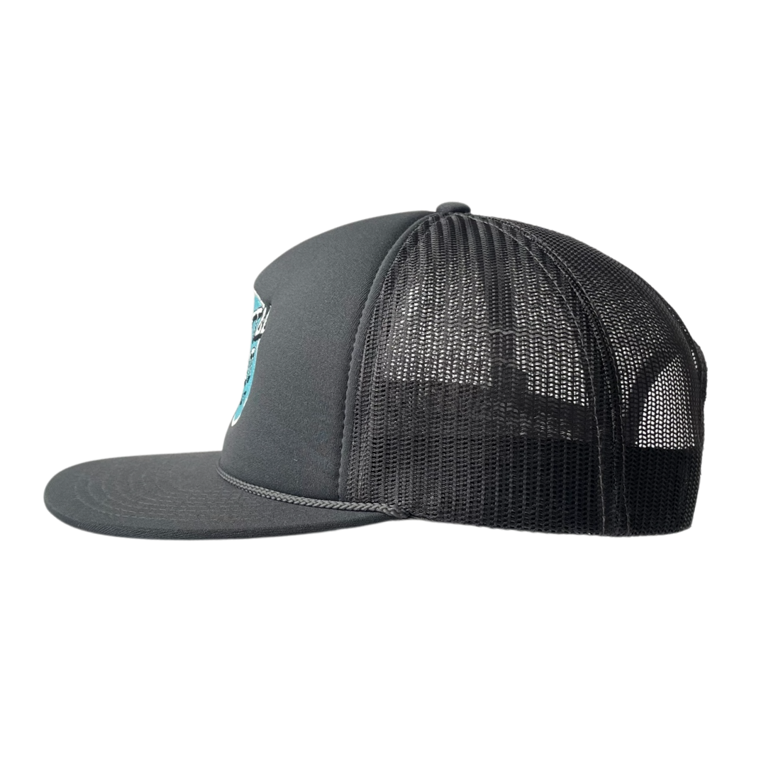 Coastal goat trucker cap