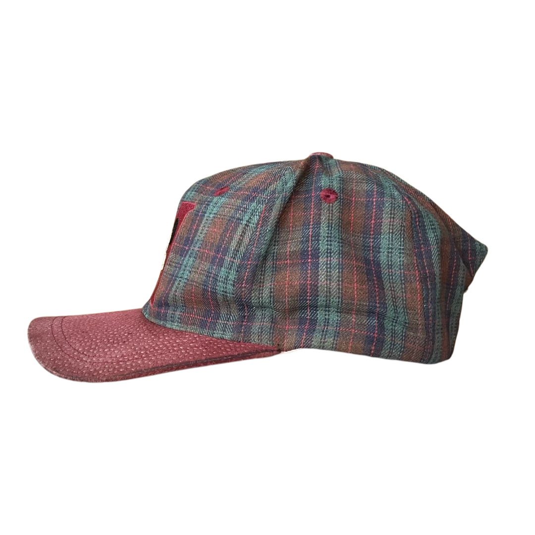 Mickey mouse plaid cap