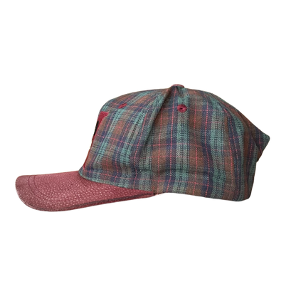 Mickey mouse plaid cap