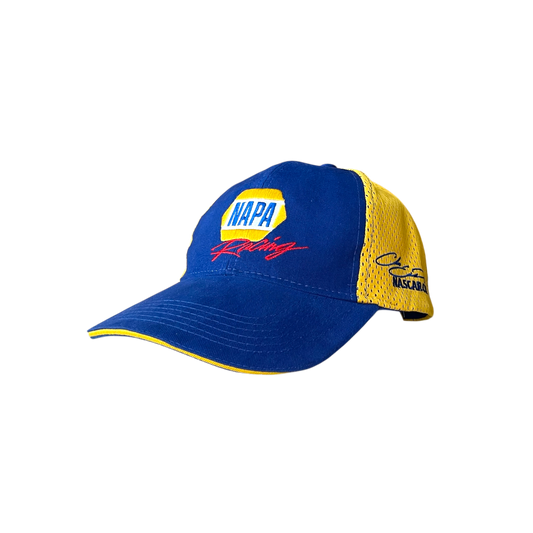 Vintage napa racing cap blue yellow