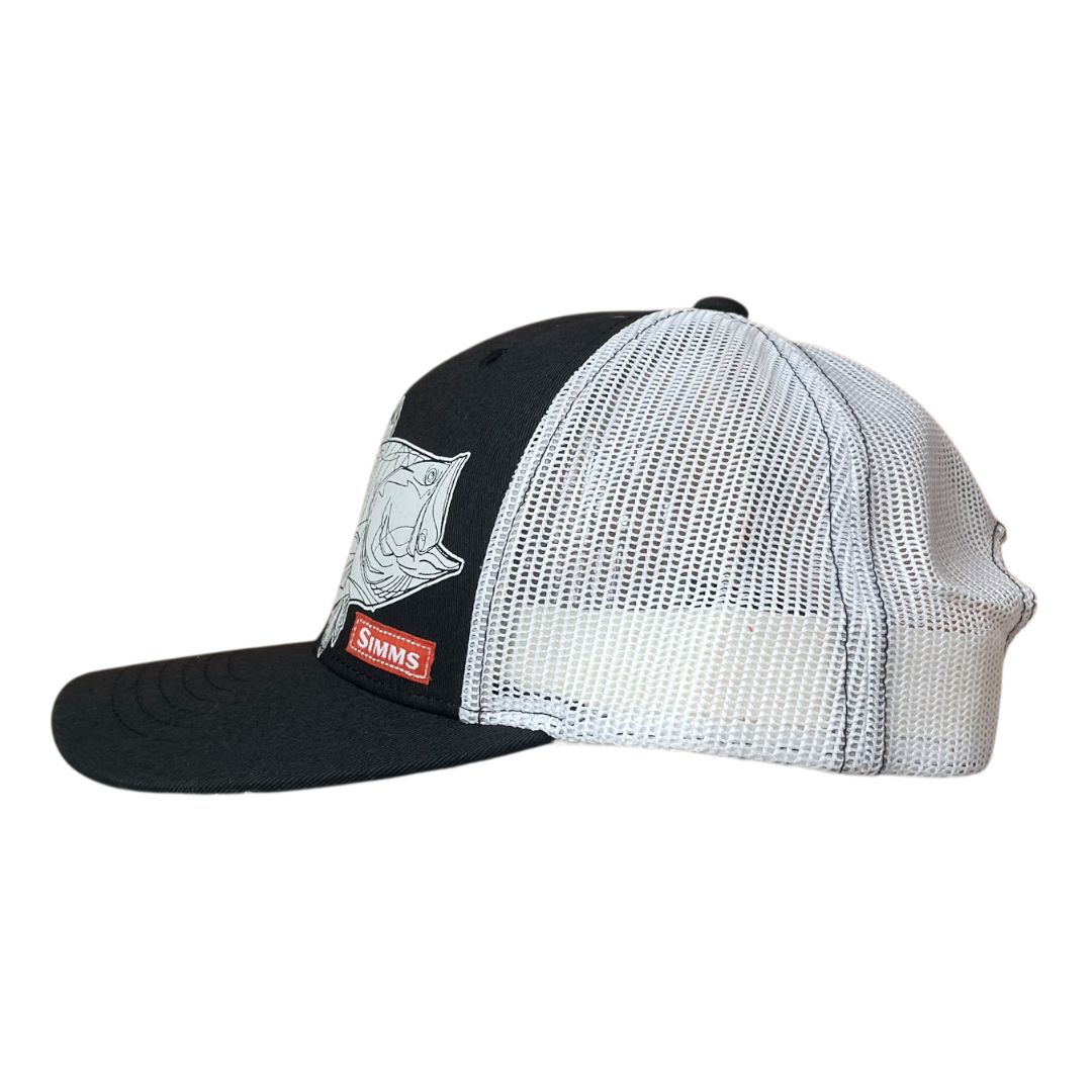 Simms fishing trucker cap