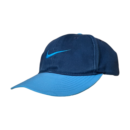 Vintage nike cap blue swoosh kids