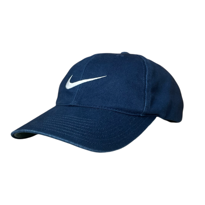 Vintage nike swoosh logo cap adult unisex blue one size