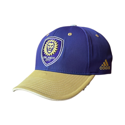 Vintage adidas florida fitted cap purple