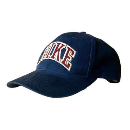 Vintage nike text logo cap blue one size