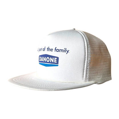 Vintage danone trucker cap white