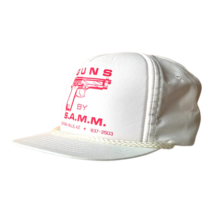 Vintage guns by samm trucker cap white