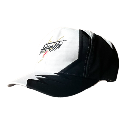 Vintage vaselin cap white black