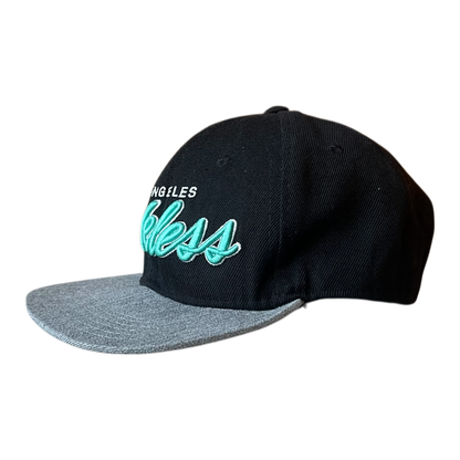 Vintage young & reckless LA cap black blue grey