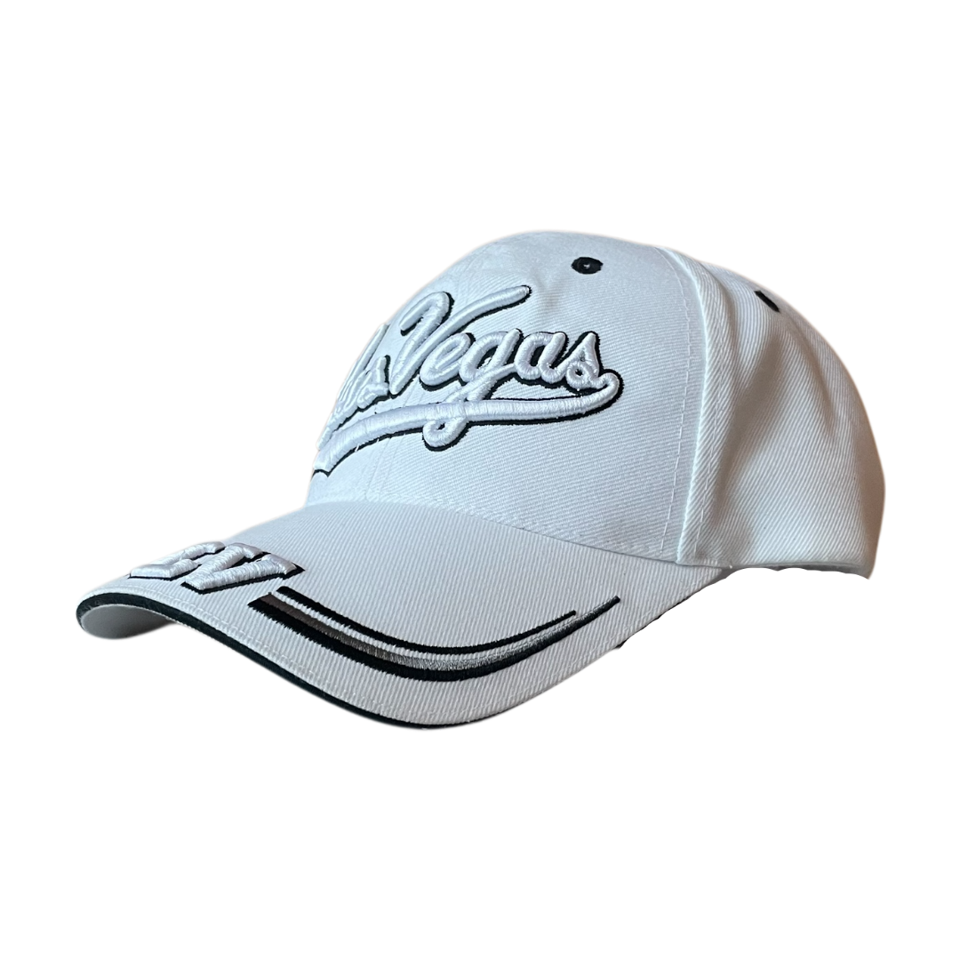 Vintage Las vages LV logo cap white