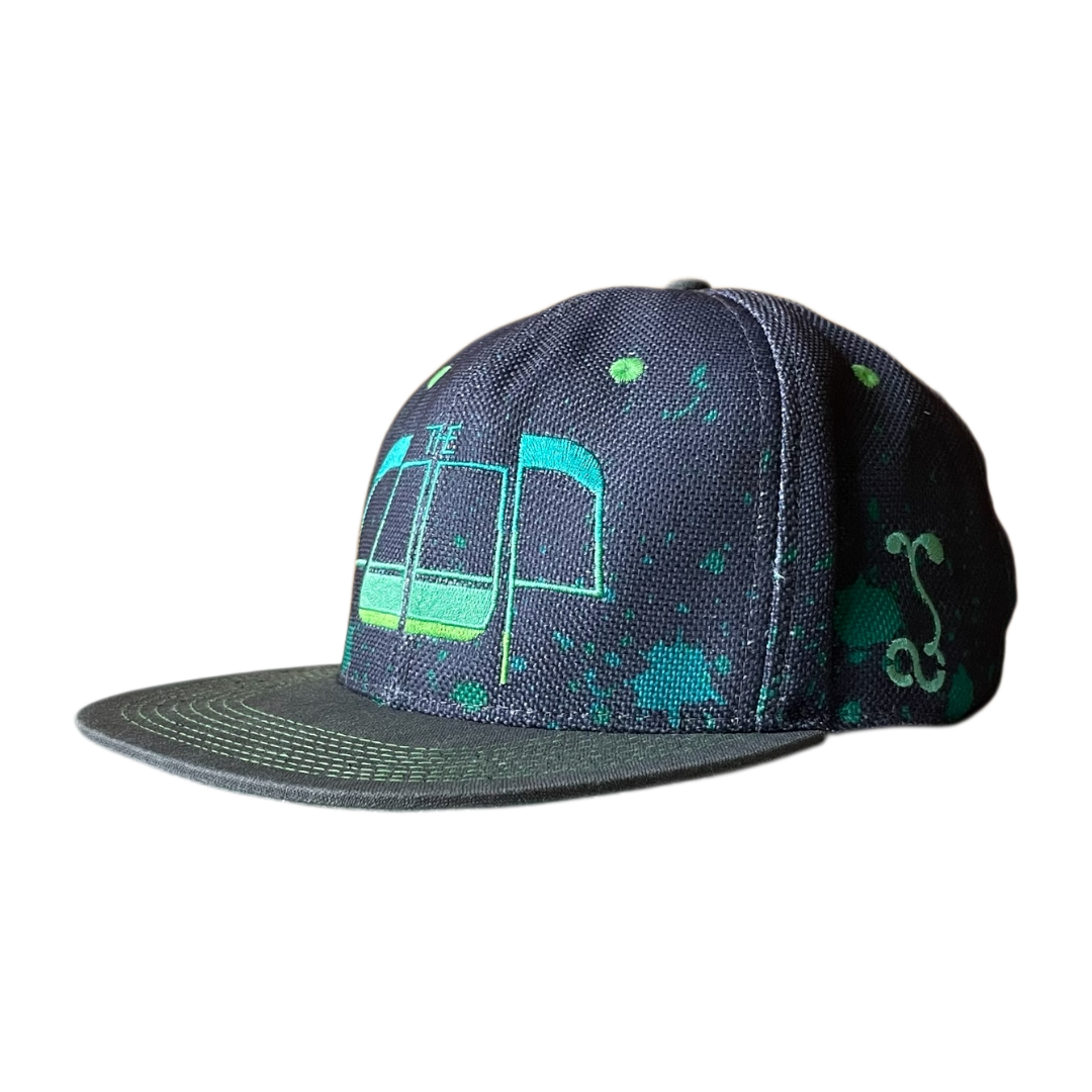 Vintage the coop cap grey green