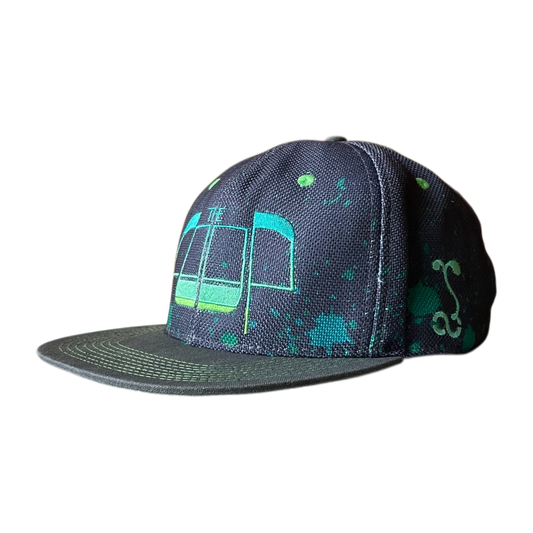 Vintage the coop cap grey green