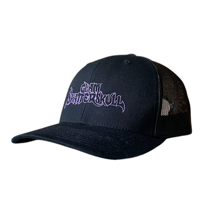 Vintage glam shatterskull trucker cap black