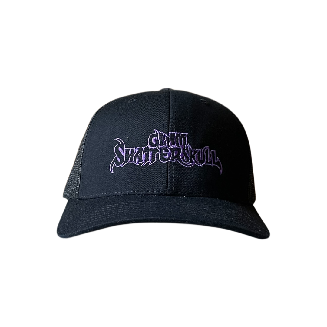 Glam shatterskull trucker cap