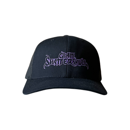 Glam shatterskull trucker cap