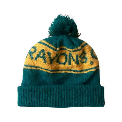 Vintage crayola crayons beanie green