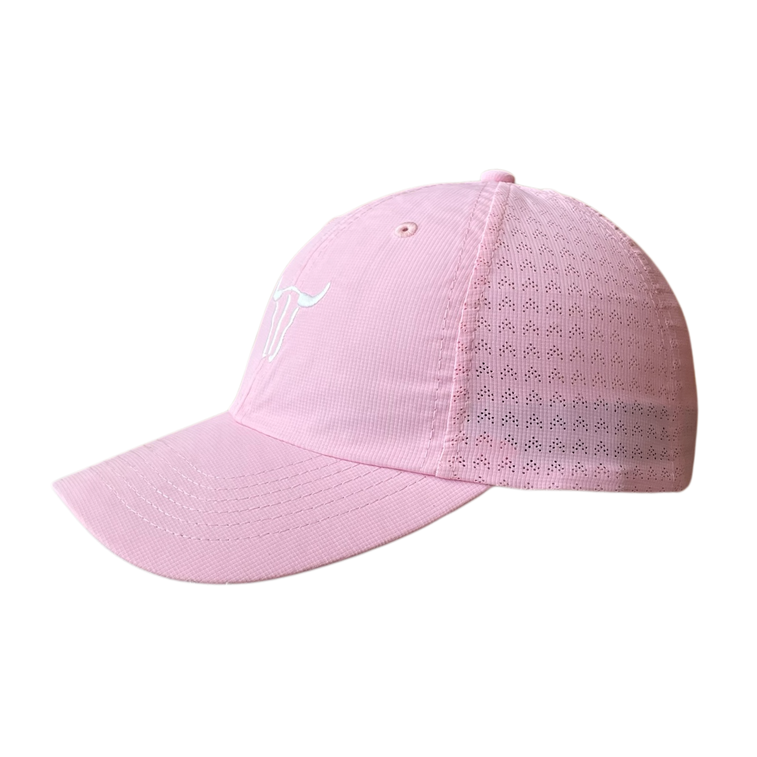 Vintage bull cap pink