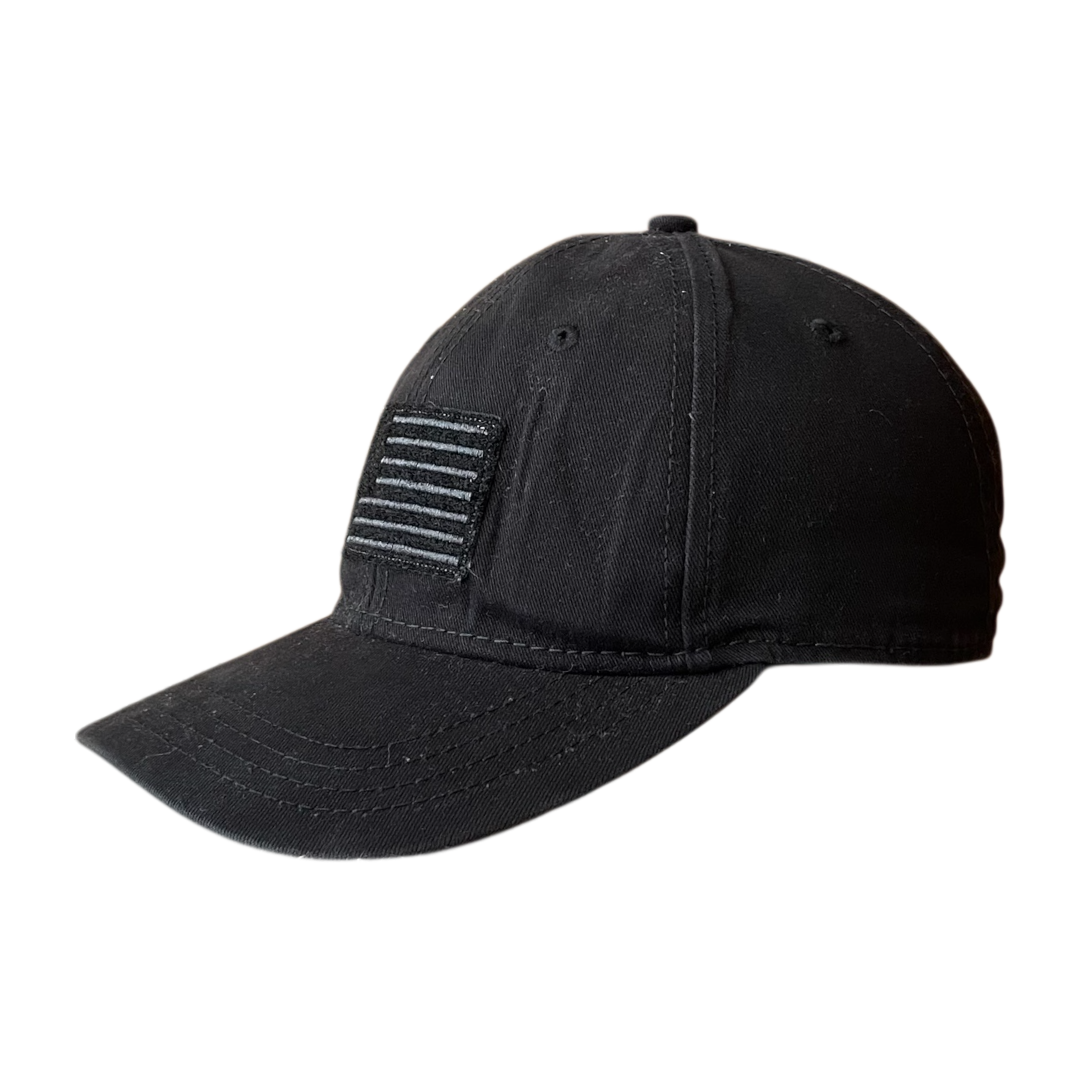 Vintage usa flag logo cap black