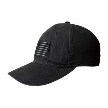 Vintage usa flag logo cap black