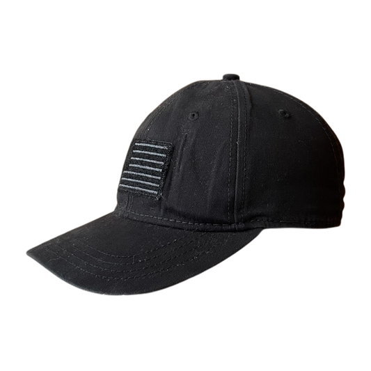 Vintage usa flag logo cap black