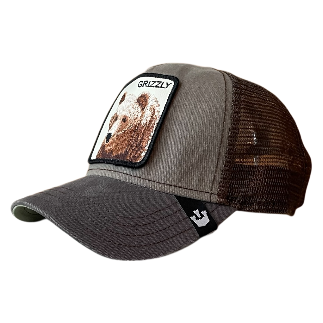 Vintage Grizzly cap grey