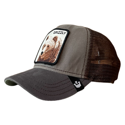 Vintage Grizzly cap grey
