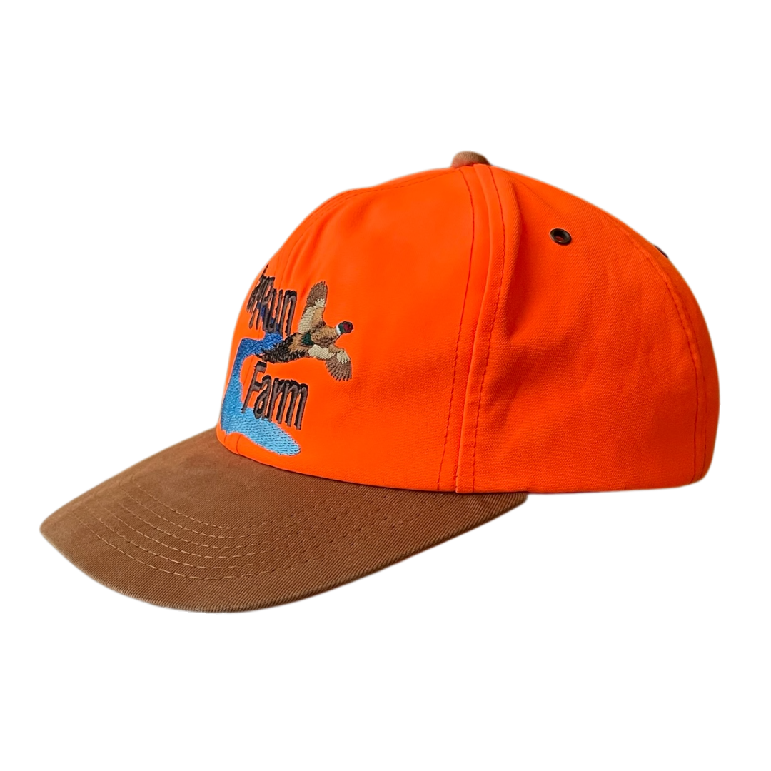 Vintage Stony run farm cap orange