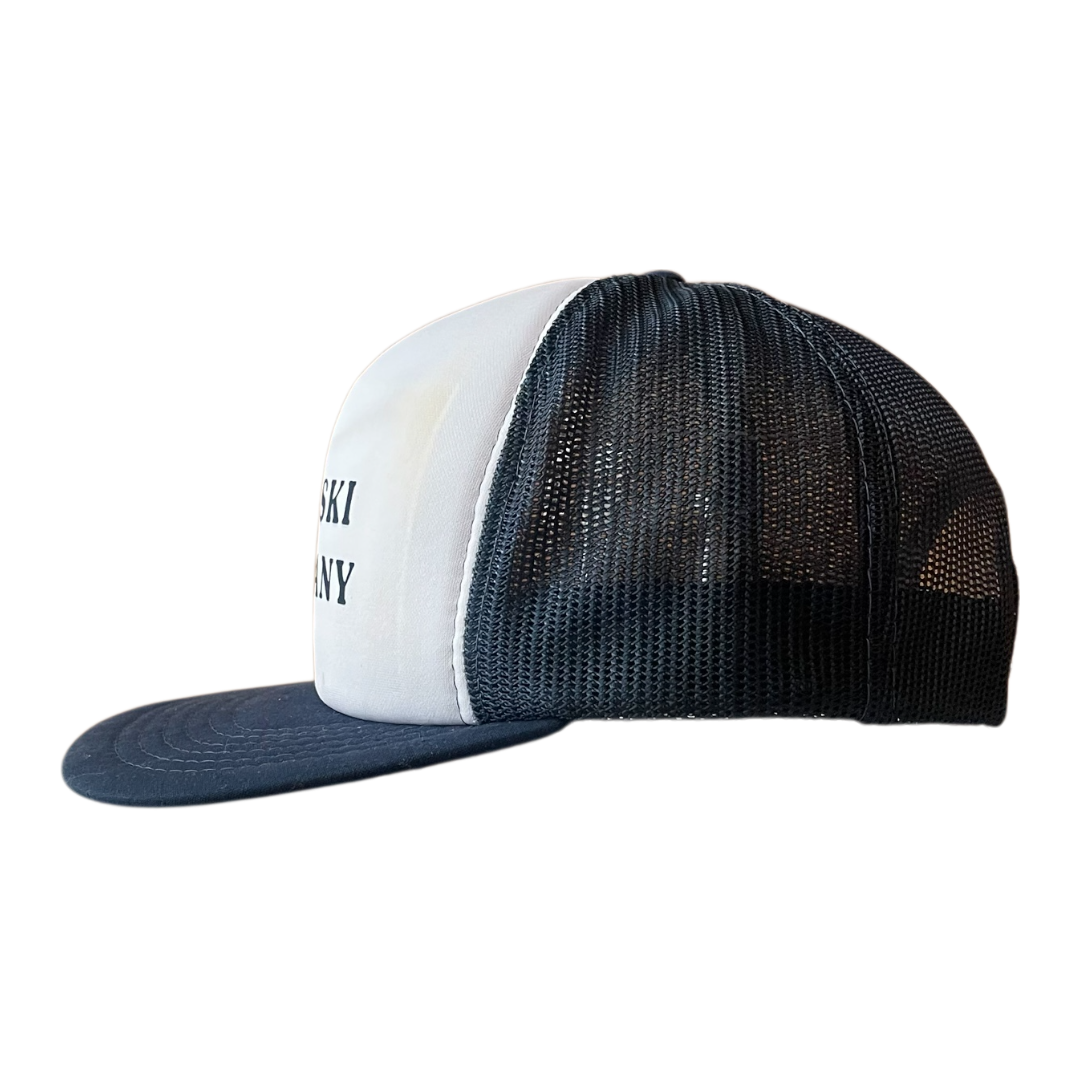 Pulaski company trucker white blue