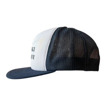 Pulaski company trucker white blue