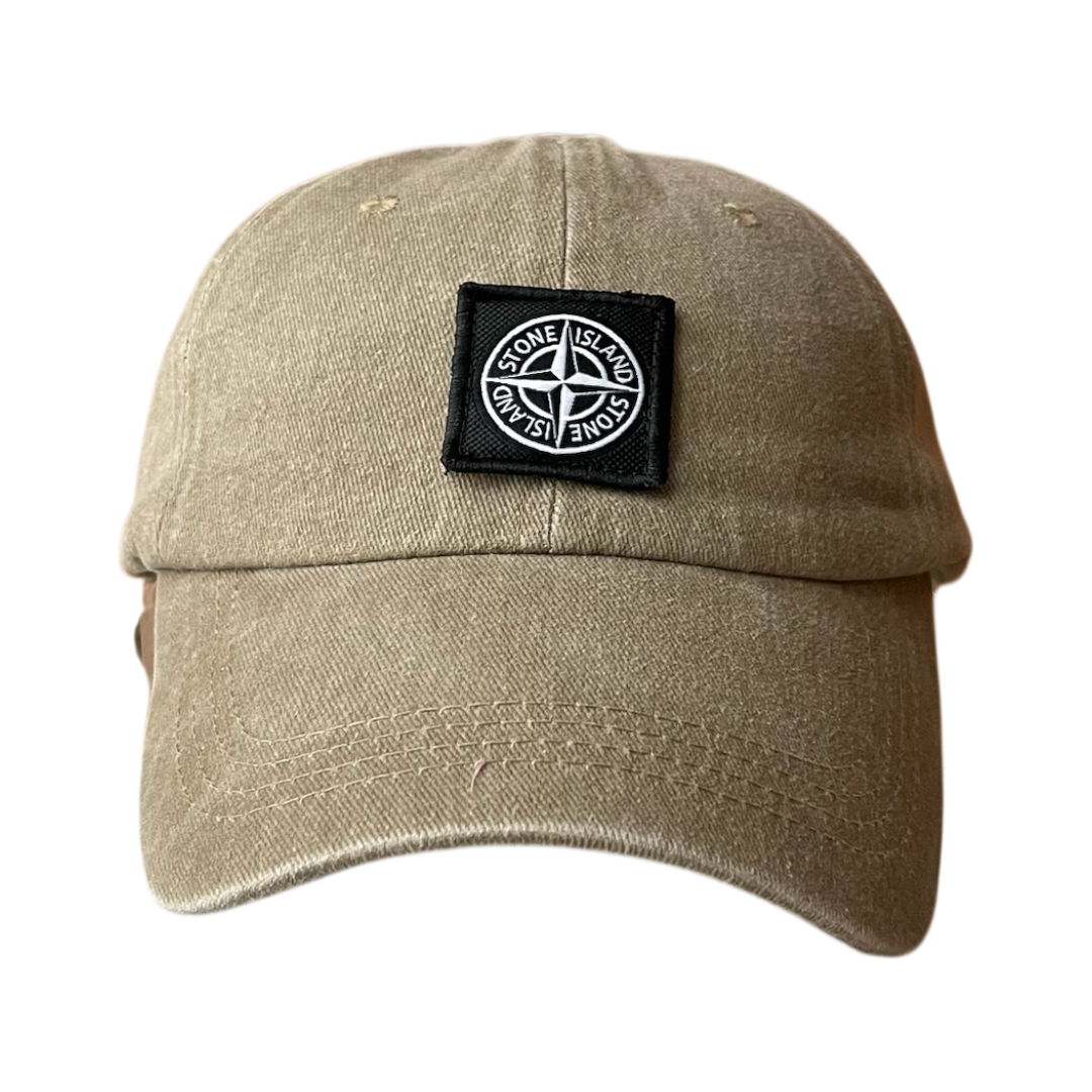 Stone island patch logo cap