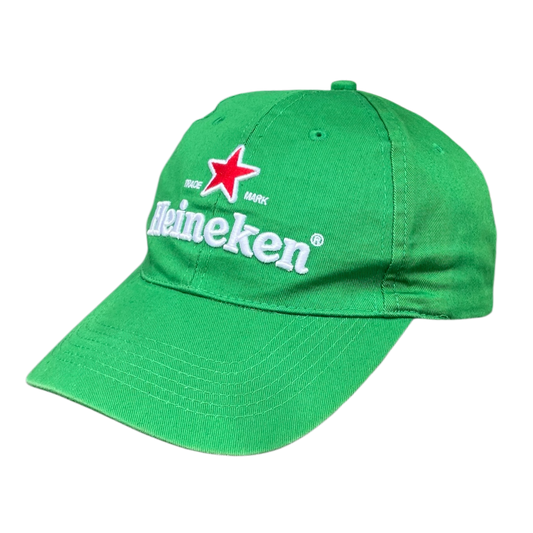 Vintage Heineken logo velcro cap green