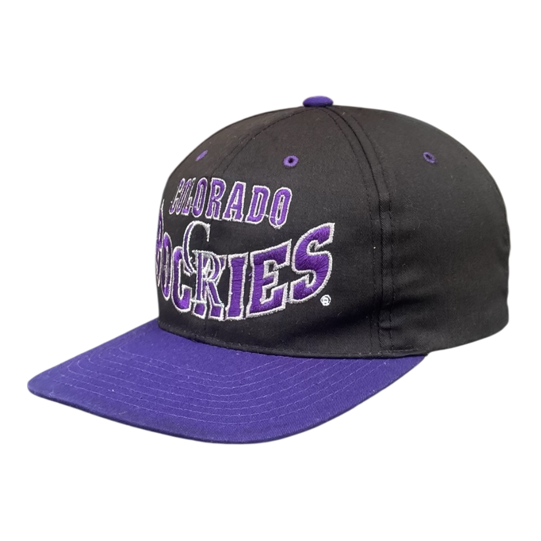 Vintage colorado rockets cap black/purple