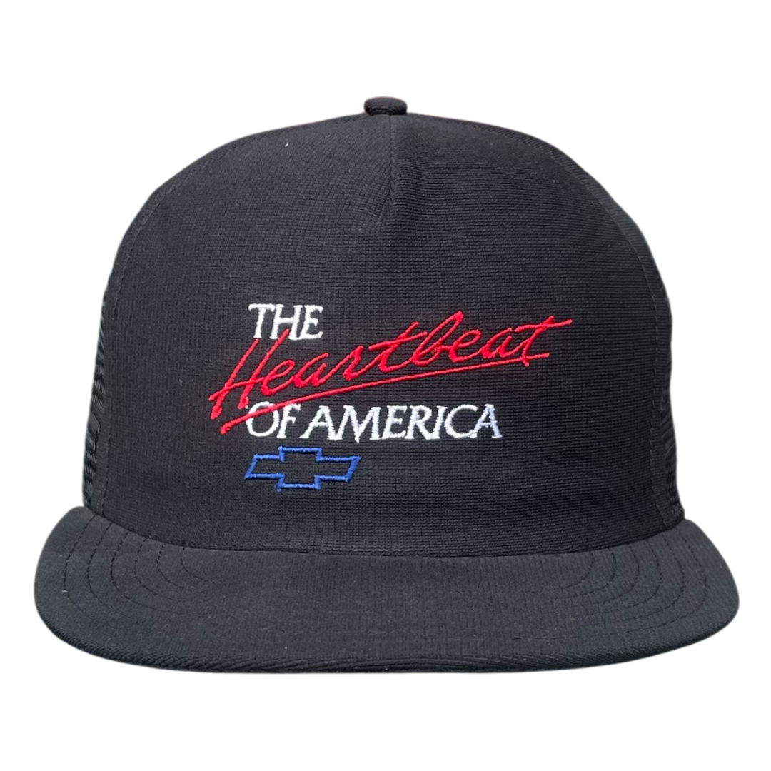 Chevy the heartbeat of America trucker cap