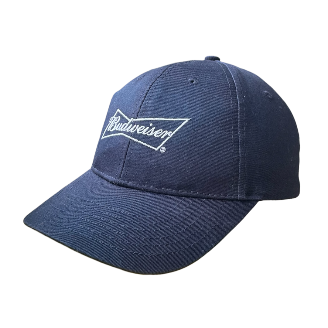 Vintage budweiser logo cap blue