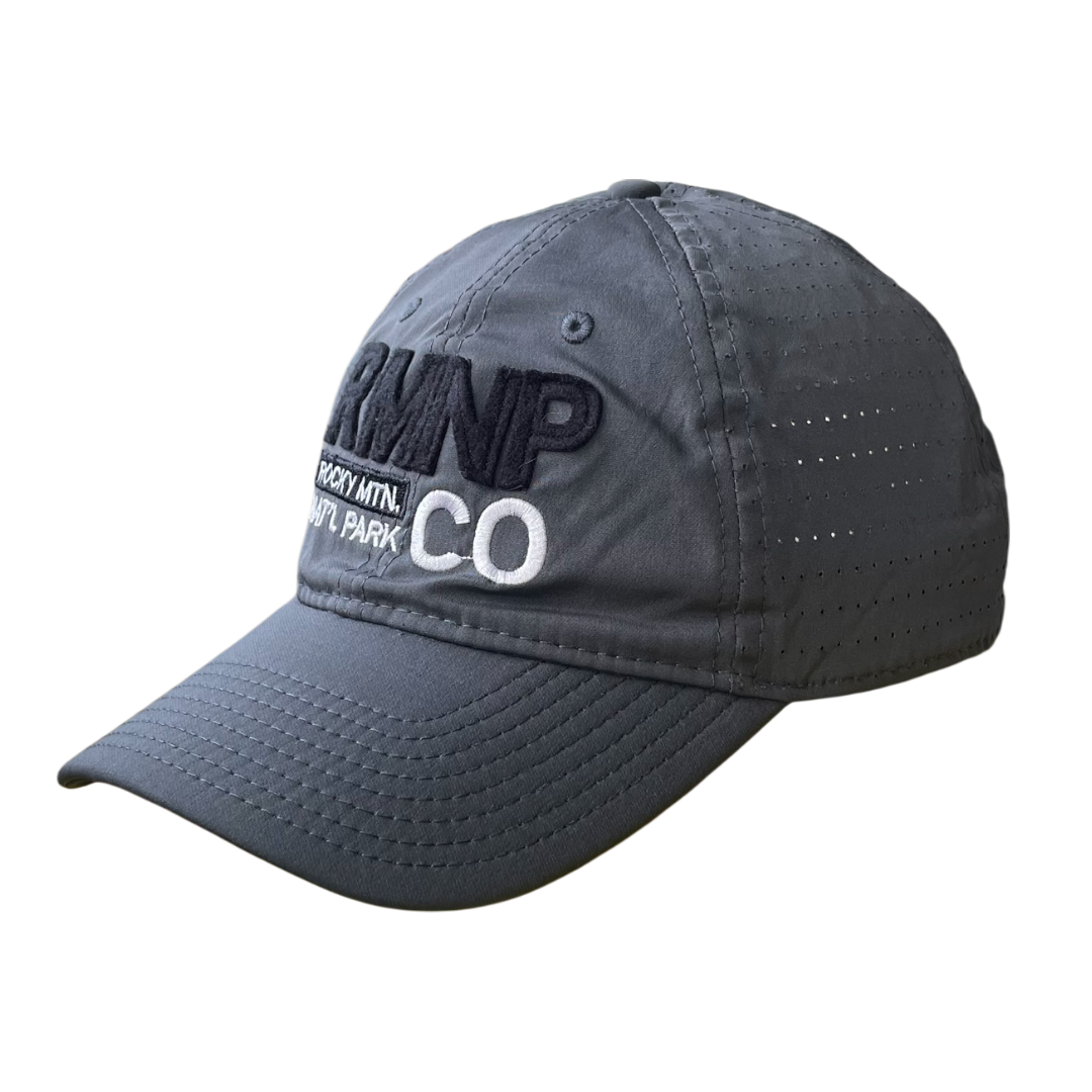 Vintage Rocky mountain national park cap grey