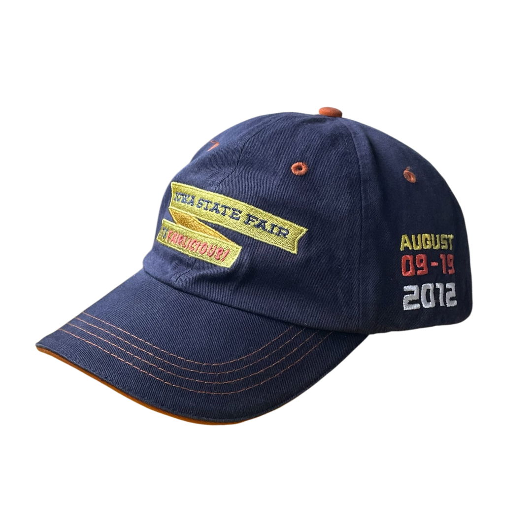 Vintage Iowa state fair cap blue