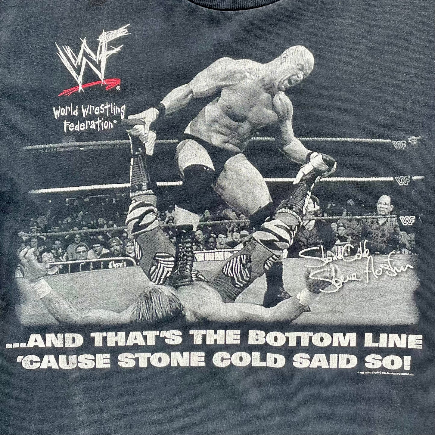 WWF "Stone cold Steve Austin" T-shirt kids