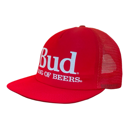 Vintage Budweiser logo cap red
