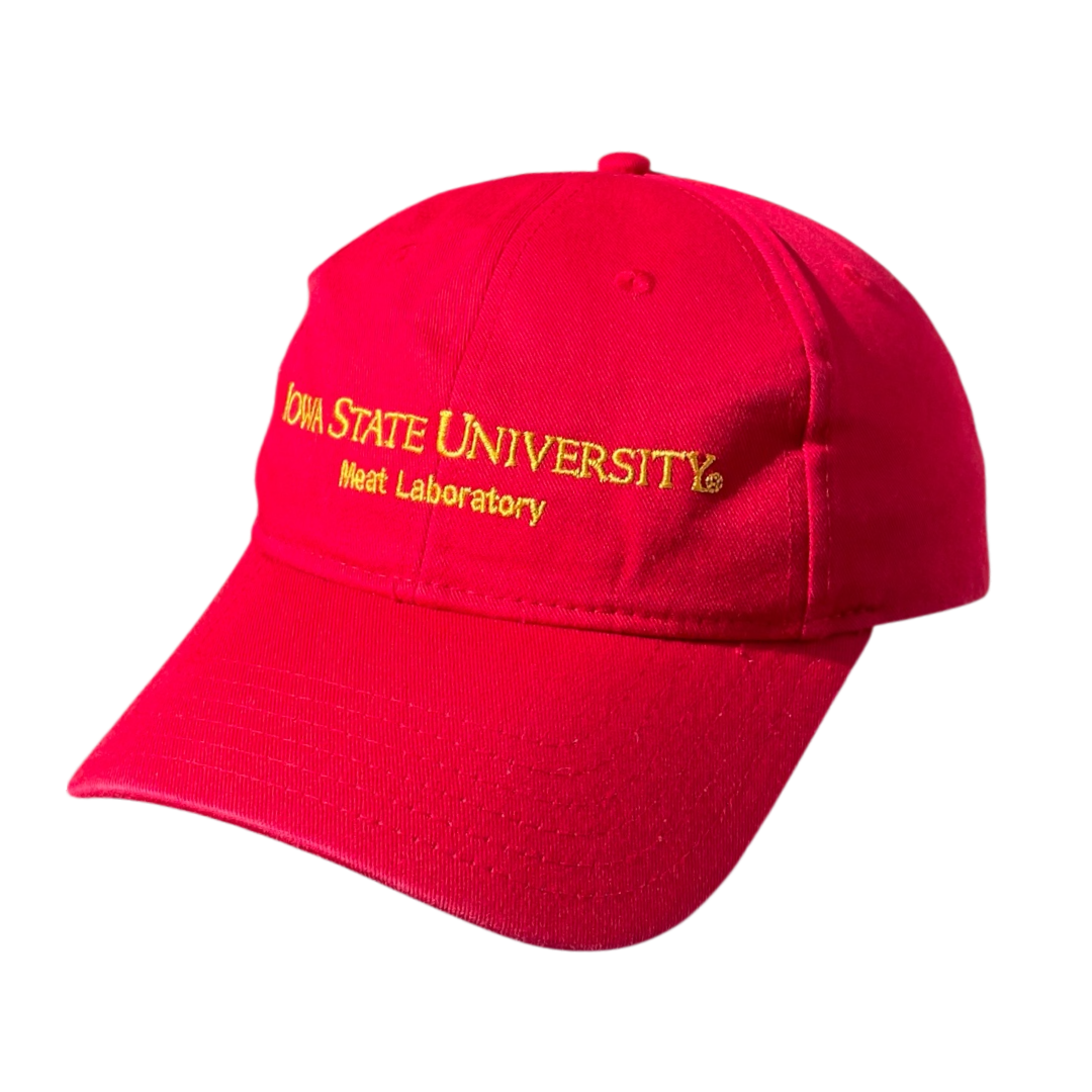Vintage IOWA state university cap red